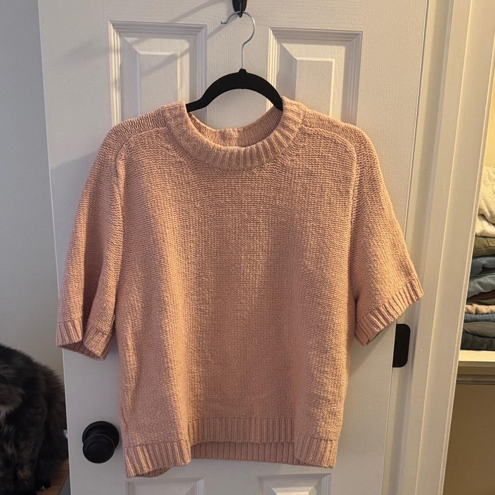 Abercrombie & Fitch Pink Crew Neck Sweater